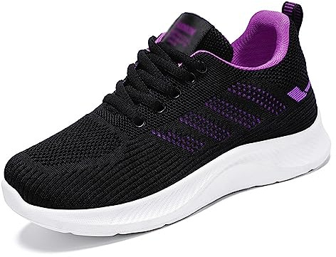DHAEY Zapatillas ortopédicas for Mujer, Fascitis Plantar, Zapatos ortopédicos for Caminar for diabéticos, Zapatillas cómodas Informales a la Moda, Zapatos for Caminar (Color : Purple, Size : 40 EU)