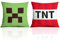 YCVBCY Pixel Kinder Kissen TNT Game Kissenbezüge 45cm x 45cm, Dekokissen Kuschelkissen, Pixel Spielen Spieler Kinderkissen, Gaming Geburtstagsgeschenk Geldgeschenk Deko -A