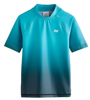 NEXT Jungen Kurzarm Kurzärmliges UV-Top Sonnenschutzoberteil Blue Ombre Numeric_152