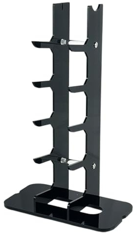 TOPBATHY Porta Coltelli in Acrilico Supporto per Lame da Collezione Espositore Vetrina Trasparente per Coltelli da Banco Base Antiscivolo