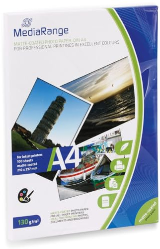 MediaRange Photo Paper DIN A4 130 g/m² Matt