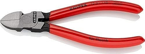 KNIPEX Diagonal Pliers for Flush Cut Plastics, Red