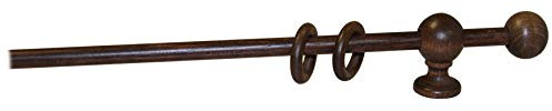 BASTONE IN LEGNO A STRAPPO MM.23 NOCE CM. 200