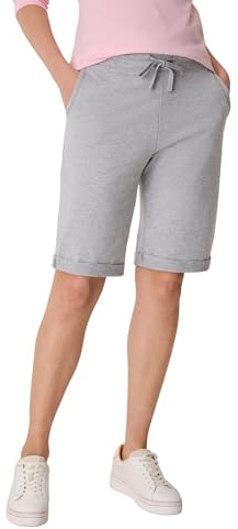 Hanes Womens French Terry Bermuda Athletic-shorts, Light Steel, XX-Large US