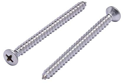 10 x 2-1/2 Stainless Steel (25pc) Oval Head Wood Screws 18-8 (304) Stainless Choose Corrosion Resistant Commercial Grade Choose Size & Type by Bolt Dropper