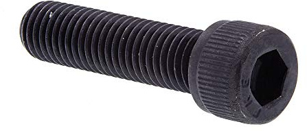 Prime-Line 9178372 Socket Head Cap Screws, Hex (Allen) Drive, 1/4 in-28 X 1 in, Black Oxide Coated Steel (10 Pack)