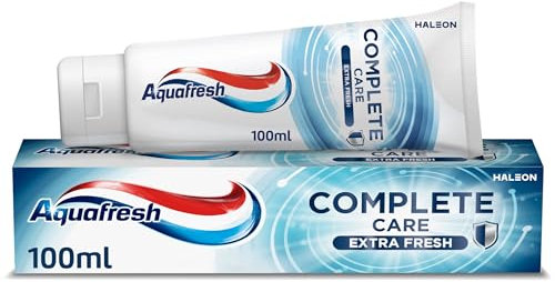 Aquafresh Complete Care Extra Fresh Fluoride Toothpaste, Advanced Triple Protection, 100ml
