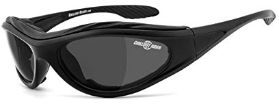 Chillout Rider® | beschlagfrei, winddicht, HLT® Kunststoff-Sicherheitsglas nach DIN EN 166 Bikerbrille, Motorradbrille | CR003 (smoke)
