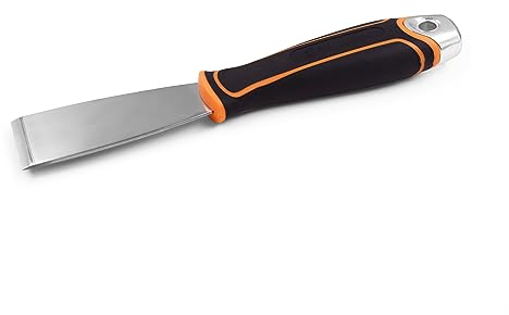 ROLLINGDOG 38 mm Steifer Spachtelmesser Meißel Schaber mit starrer Klinge aus 420er Edelstahl Glasentfernungswerkzeug Tapeten-Abisolierwerkzeug