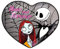 Disney The Nightmare Before Christmas Multicoloured Ceramic Heart Shaped Trinket Tray VC700681L
