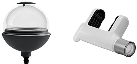 Gardena ClickUp! Windlicht: Dreh- und höhenverstellbar, kombinierbar & ClickUp! Balkonhalterung: Universelle Halterung für alle ClickUp! Produkte, leicht in der Handhabung (11410-20)