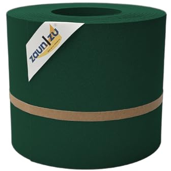 zaun|zu® Premium 26m Rolle: Sichtschutzstreifen PP für Doppelstabmatten UV-beständiger Sichtschutz | Zaunblende Made in Germany