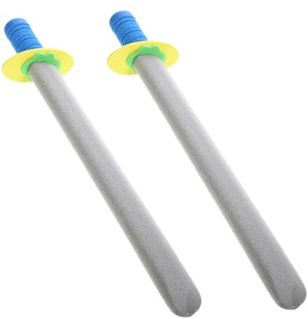 KICHOUSE 2 Stück Schaumstoffschwerter Sicher Und Langlebig Fechtschwert Modell Bühnenrequisite Für Kinder Cosplay Party Spielzeug