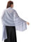 Ladiery Damen Schals und Tücher für Abendkleider, Leichtes Weiches Chiffon mit Glitzernden Strasssteinen, Formelle Schals und Tücher für Hochzeiten