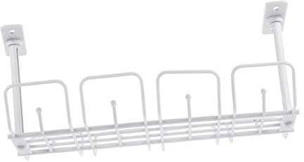 Gatuida Organizador De Cables Bandeja De Almacenamiento para Gestión De Cables Debajo del Escritorio Estante Colgante Debajo del Estante Hogar