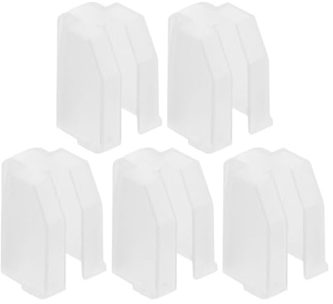 Beavorty 5 Pezzi Copri Puntine per Giradischi in Plastica Trasparente, Copertura Protettiva Ago dello Stilo per Accessori Giradischi, Protezione Antigraffio per Puntine Dischi Vinile