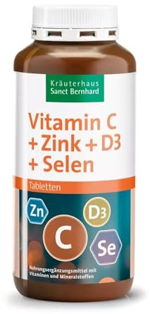 Multivitaminas y Minerales - 365 Pastillas | Contribuye al Funcionamiento Normal del Sistema Inmunológico | Solo 1 Pastilla Día | Vitamina C, D3, Zinc y Selenio | Para Mujer y Hombre