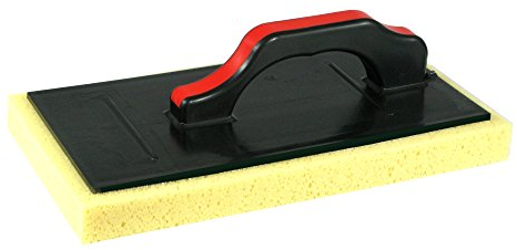 Hydro-Fliesenwaschbrett 280 x 140 x 30 mm, schwarz/rot, gerastert