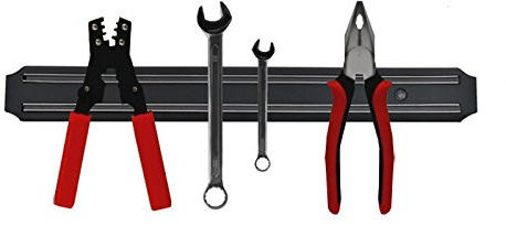 ISO TRADE Magnetleiste Werkzeugleiste Messerleiste Magnetschiene 32,5cm Stabiler Halt Universal Messerhalterung zur Wandmontage Messer 1590