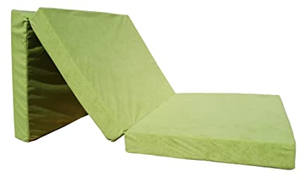 Natalia Spzoo - Faltmatratze 198 x 80 x 10 cm – Klappmatratze mit abnehmbarem Bezug – 3-teilige klappbare Schlafmatte (1229-100% Polyester)