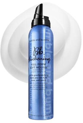 Bumble and bumble. Thickening Full Form Soft Hair Mousse | Volumizing Mousse Adds Heat Protection and Soft Hold | Anti Frizz | For Fine to Medium Straight, Wavy Hair Types, 5 Ounce