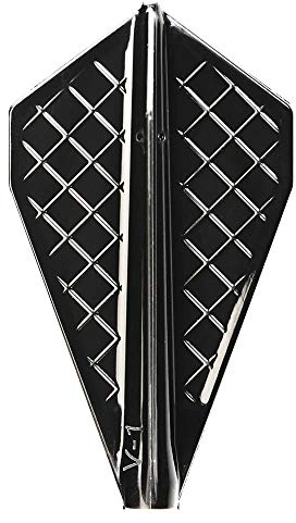 コスモダーツ(COSMO DARTS) Fit Flight Pro Dart Flights V-1 Black
