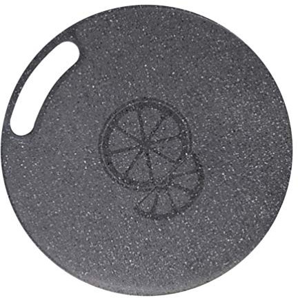 1 Pc Tabla De Cortar Con Ranura Para Jugo Tabla De Servir Marmol Tajadera De Verduras Tablas De Cortar Tabla De Cortar De Granito Redondo Fruto Tablero De Circuitos De Gran Tamaño