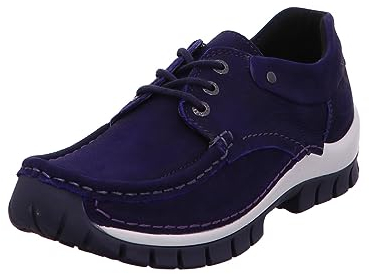 Wolky Fly Schnürschuhe Nubukleder violett Größe 41