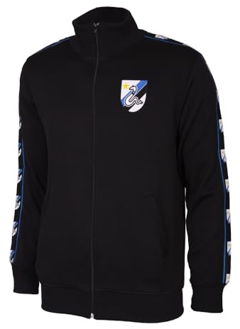Inter Taper Jacket, Giacca Tuta Unisex Adulto, Nero, S