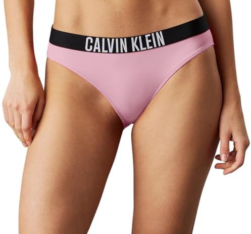 Calvin Klein Braguita de Bikini Mujer con Logotipo en la Cintura, Rosa (Sweet Pink), S