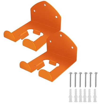 SEIWEI 2 Pack Garage Storage Garage Organizer Trimmer Rack Garden Power Tool Hanger for Grass Trimmer, Hedge Trimmer, Garage Wall, Garage Trimmer, Garden Tools