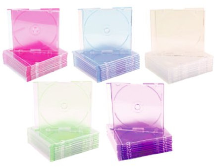 Maplin CD DVD CLEAR PLASTIC JEWEL CASE COVERAGE BOX 10 PACK