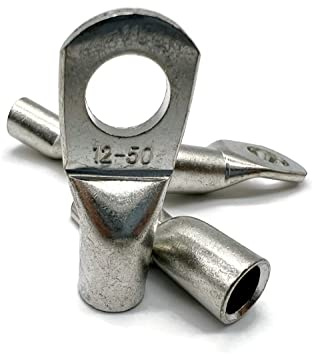 Exoda capocorda 50mm2 M12 4x per cavo batteria ideale per cavi in rame da 8mm senza guaina PVC collegamento affidabile facile da montare varie applicazioni