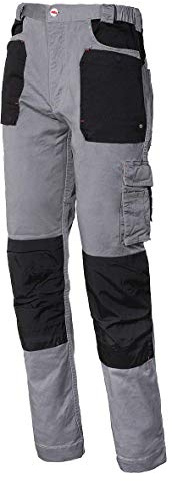 Industrial Starter - Pantaloni 8730 Issa Line Stretch Grigio/Nero Taglia S