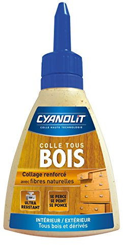 CYANOLIT Colle tous Bois et Dérives, Transparent, 145 g