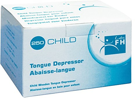 Abaisse-langue en bois pour enfant - boite de 250