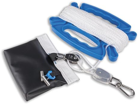 Kampa Easy Markisenrolle - Camping, Wohnwagen-Zubehör, Wohnmobil, Zelt, Markisenschiene, Wohnmobilzubehör, Seilzugsystem