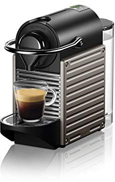 Nespresso BEC430TTN Pixie Espresso Machine by Breville, Titan