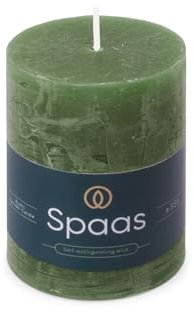 Spaas Candela pilastro in stile rustico 70/95 mm 35 ore, verde scuro