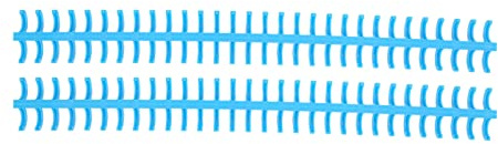 Bandes de reliure 30 trous découpable 10 pièces Outil de reliure résistant à l'usure 10 mm Utiles scolaires (bleu)