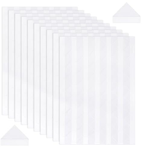 Mozeat Lens 2040 Stück Fotoecken Klebeecken Foto Transparent Fotoecken zum Kleben Foto Ecken Selbstklebend Klebeecken Bilderrand Aufkleber für DIY Fotoalbum Scrapbooking Basteln