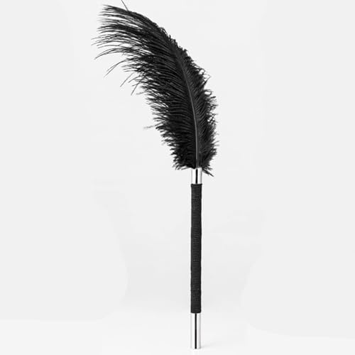 Piuma Solleticatore Vera Piuma Clitoride Raccolto Flirtare Tickler Fustigatore Erotico SM Frusta Raccolto BDSM Bondage Sculacciata Pagaia Gioco di Ruolo Erotico Letto Restrizioni Giocattolo