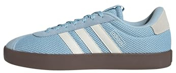 adidas Homme VL Court 3.0 Shoes, Icey Blue/Off White/GUM5, 45 1/3 EU