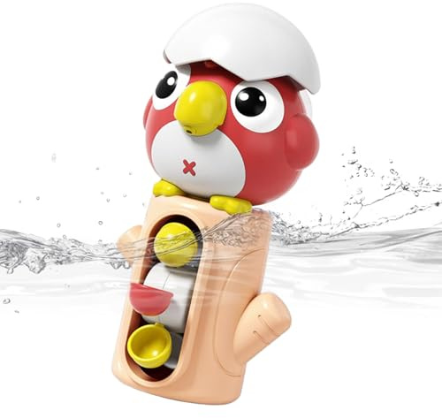 jamgeery Jouets de Bain pour de 3 Ans,Jeu Aquatique Amusant pour Le Temps de Bain - Jeu Rotatif d'eau pour Maison Voyage Piscine