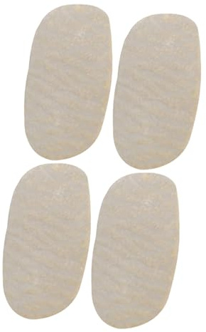 WHAMVOX Protezione per Ponticello Violino e Viola in Pelle di Agnello 4 Pezzi – Cuscinetti per Corde Strumento Professionale, Accessori per Attrezzature Musicali, per Uso Domestico e Aule