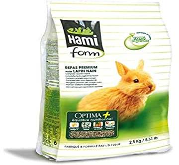 HAMI - Form Repas Premium pour Lapin Nain 2,5 Kg