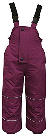 Outburst - Kids Mädchen Skihose Schneehose Wasserdicht 10.000 mm Wassersäule, brombeer,Größe 128