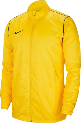 NIKE Men's Park 20 Rain Jacket, Tour Yellow/Black/Black, S UK