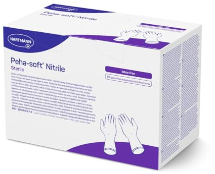 Hartmann 9422123 Peha-Soft Nitrile Sterile Powderfree, M, 50 Stück