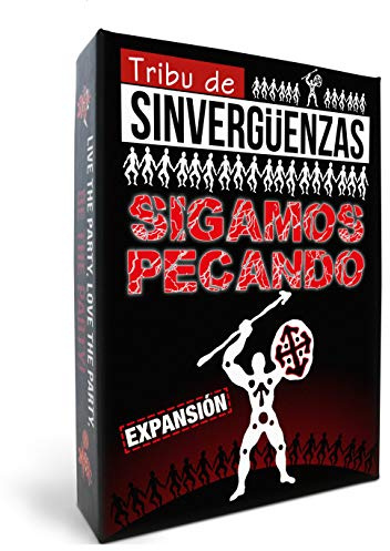 TRIBU DE SINVERGÜENZAS SIGAMOS PECANDO - El Mejor Juegos de Mesa Adulto para Fiestas y Risas con amig@s - Made In Spain